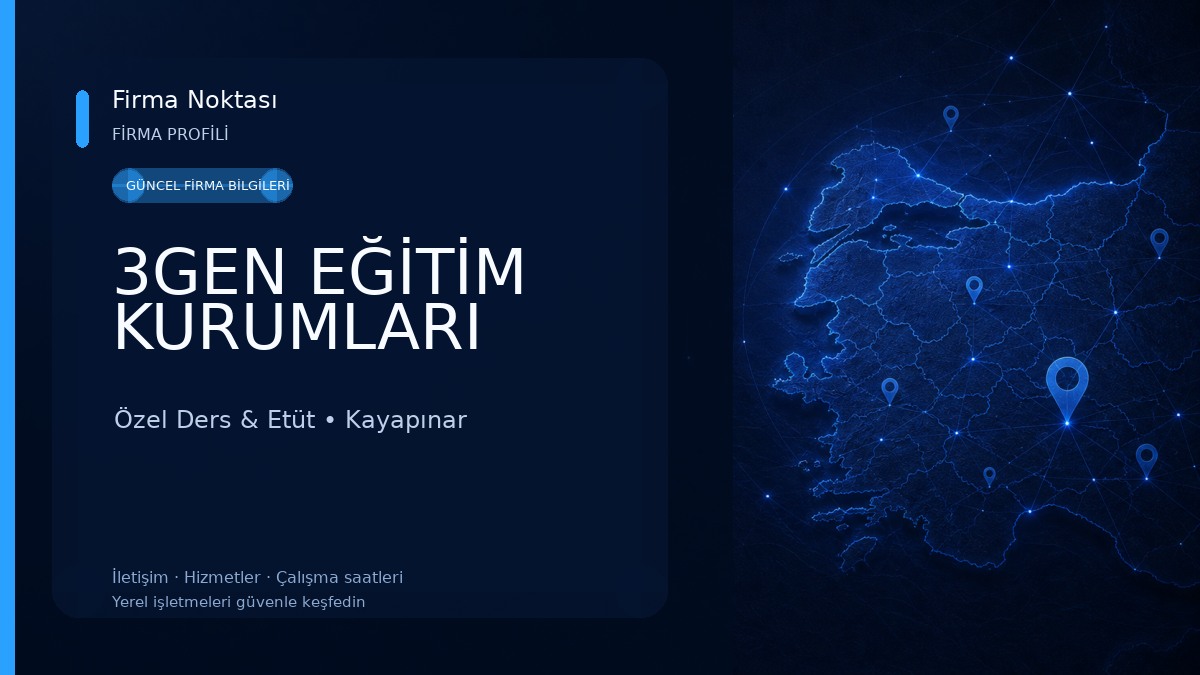 3GEN EĞİTİM KURUMLARI