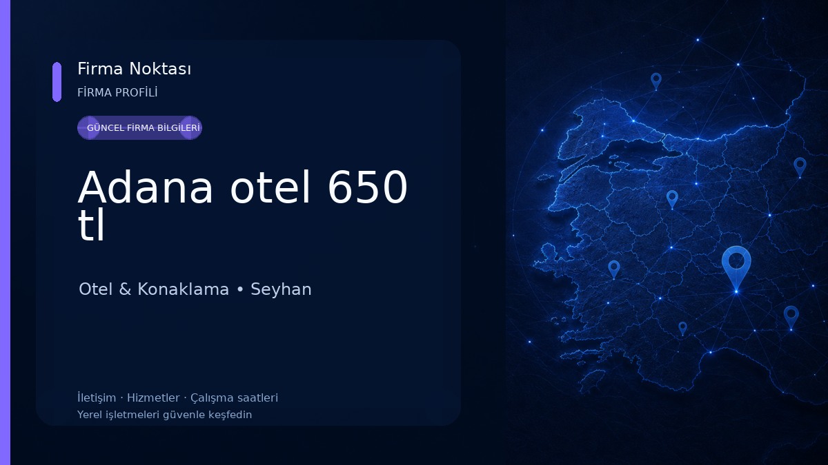 Adana otel 650 tl Otel & Konaklama