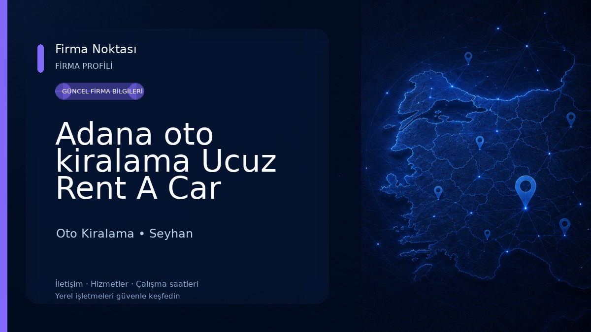 Adana oto kiralama Ucuz Rent A Car Havalimanı Araç Kiralama Oto Kiralama