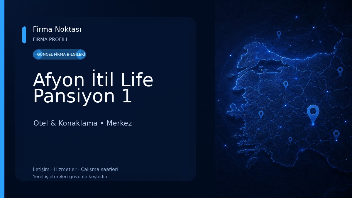 Afyon İtil Life Pansiyon 1 Otel & Konaklama