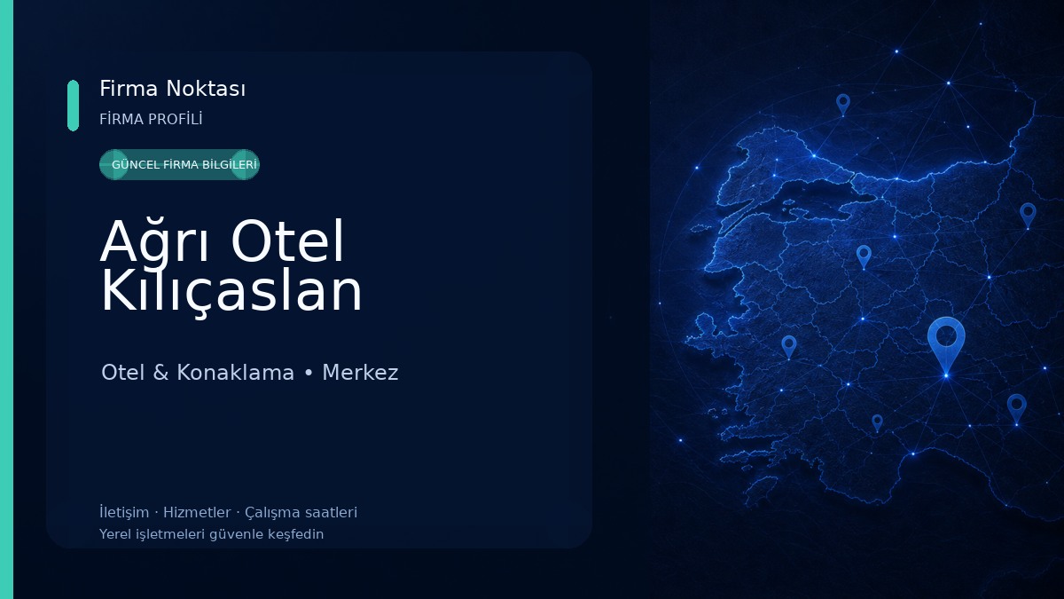 Ağrı Otel Kılıçaslan