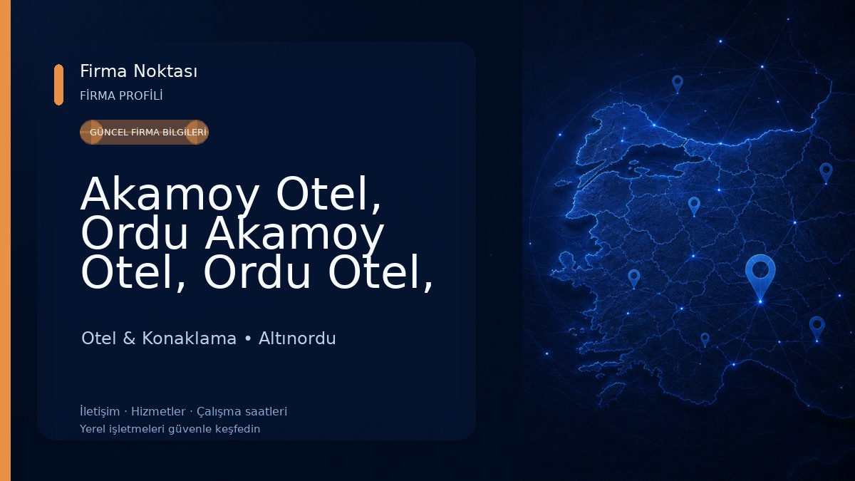 Akamoy Otel, Ordu Akamoy Otel, Ordu Otel, Akamoy Boztepe Otel&Restaurant Otel & Konaklama