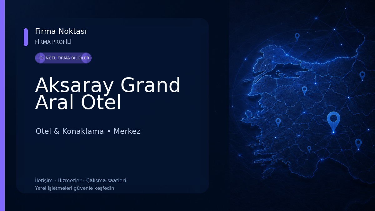 Aksaray Grand Aral Otel Otel & Konaklama