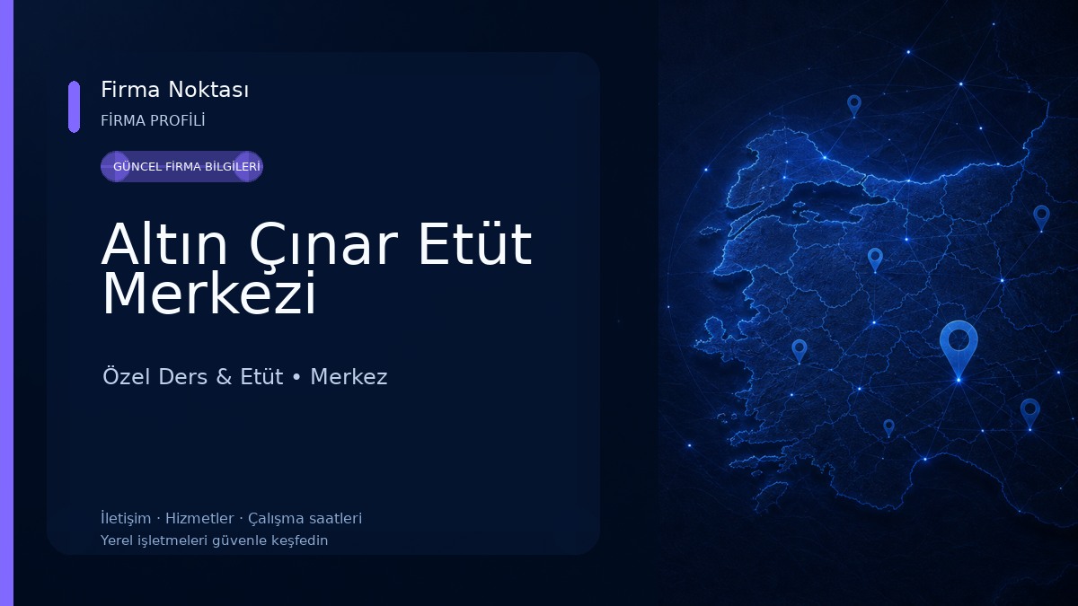 Altın Çınar Etüt Merkezi