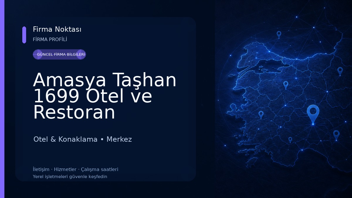 Amasya Taşhan 1699 Otel ve Restoran Otel & Konaklama