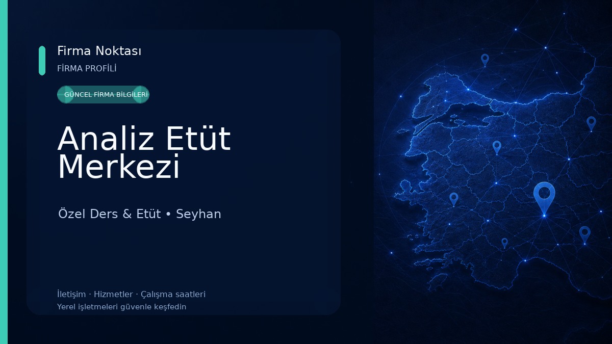 Analiz Etüt Merkezi Özel Ders & Etüt