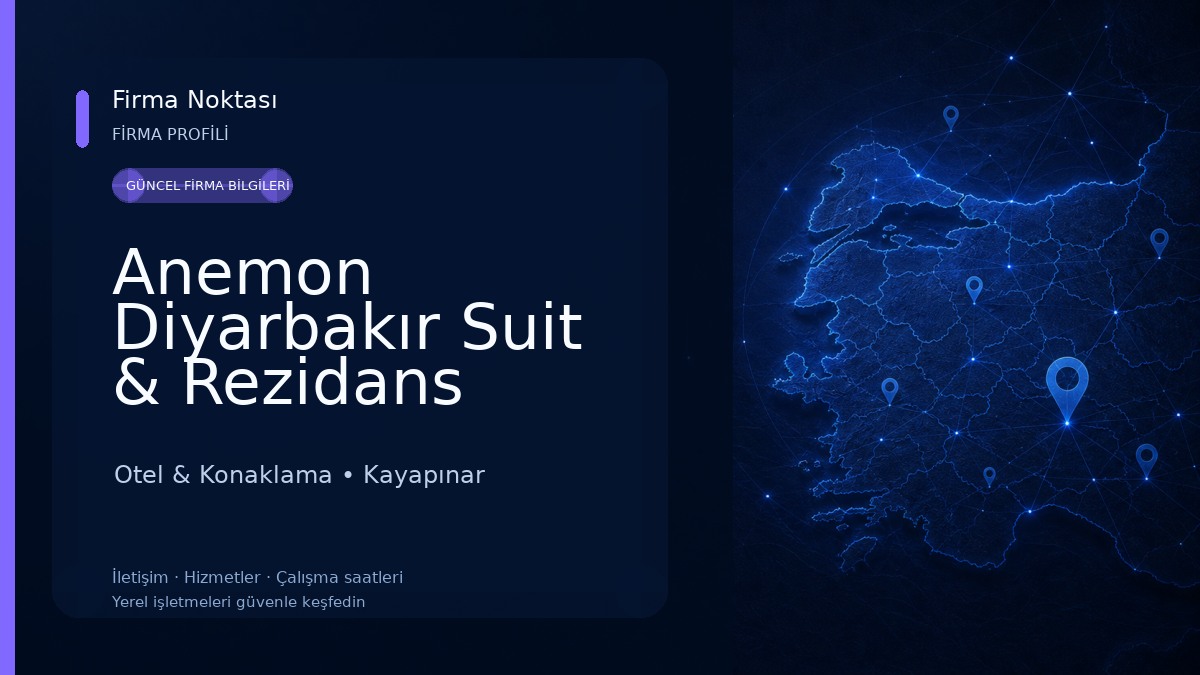 Anemon Diyarbakır Suit & Rezidans