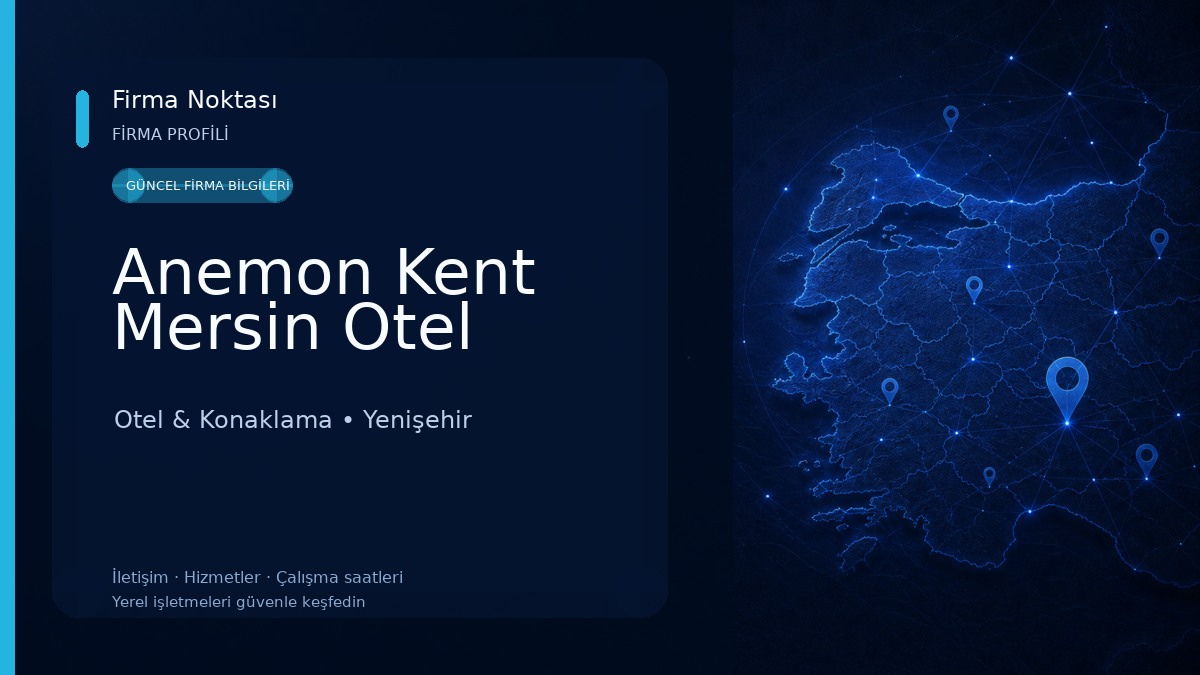 Anemon Kent Mersin Otel Otel & Konaklama