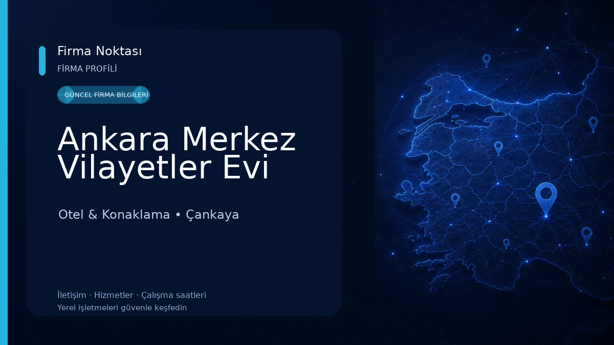 Ankara Merkez Vilayetler Evi Otel & Konaklama