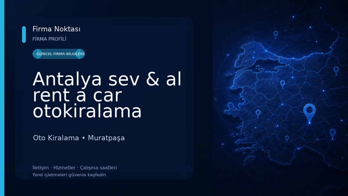 Antalya sev & al rent a car otokiralama Oto Kiralama
