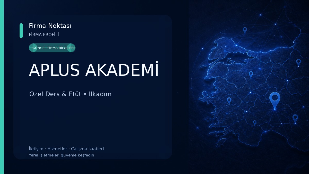 APLUS AKADEMİ Özel Ders & Etüt