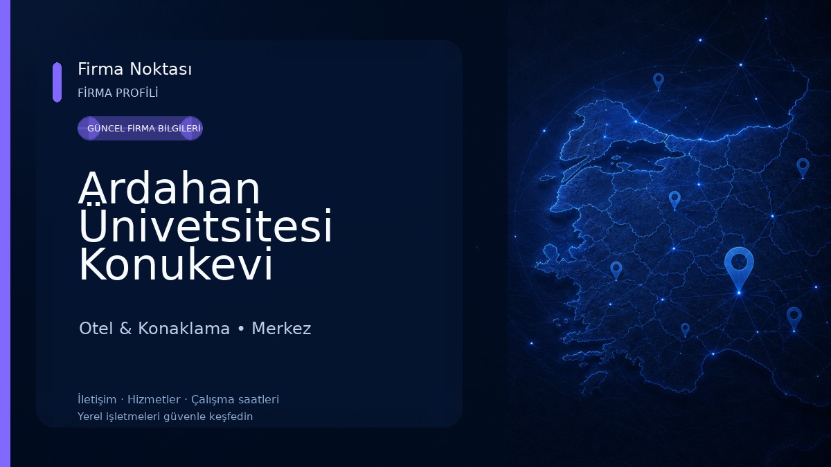 Ardahan Ünivetsitesi Konukevi Otel & Konaklama
