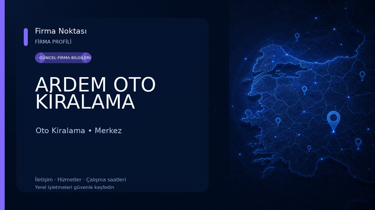 ARDEM OTO KİRALAMA Oto Kiralama