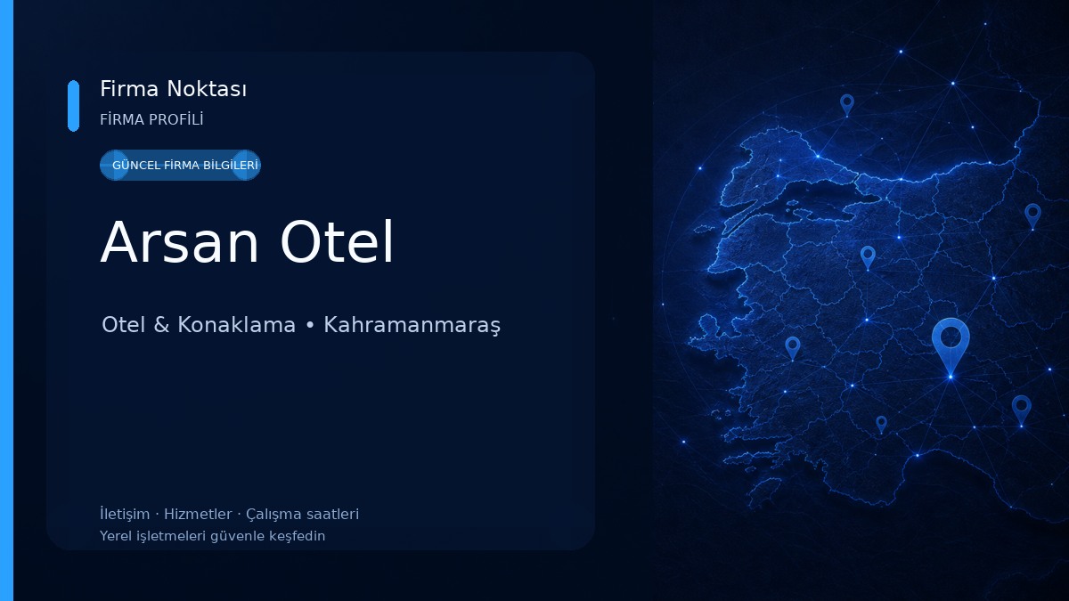 Arsan Otel Otel & Konaklama