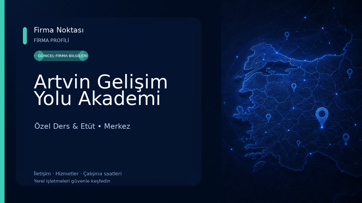 Artvin Gelişim Yolu Akademi Özel Ders & Etüt