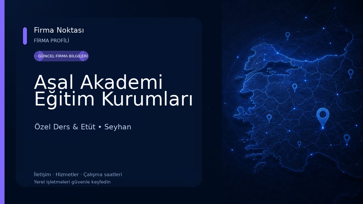 Asal Akademi Eğitim Kurumları Özel Ders & Etüt