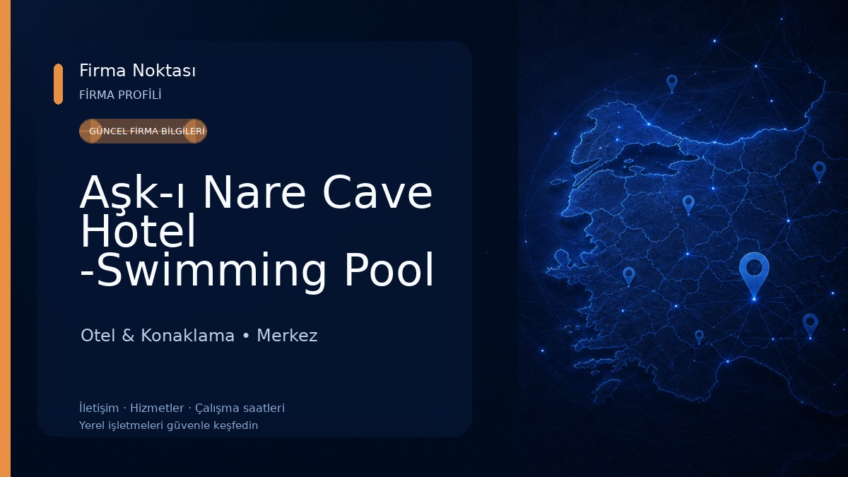 Aşk-ı Nare Cave Hotel -Swimming Pool Hot & SPA Otel & Konaklama