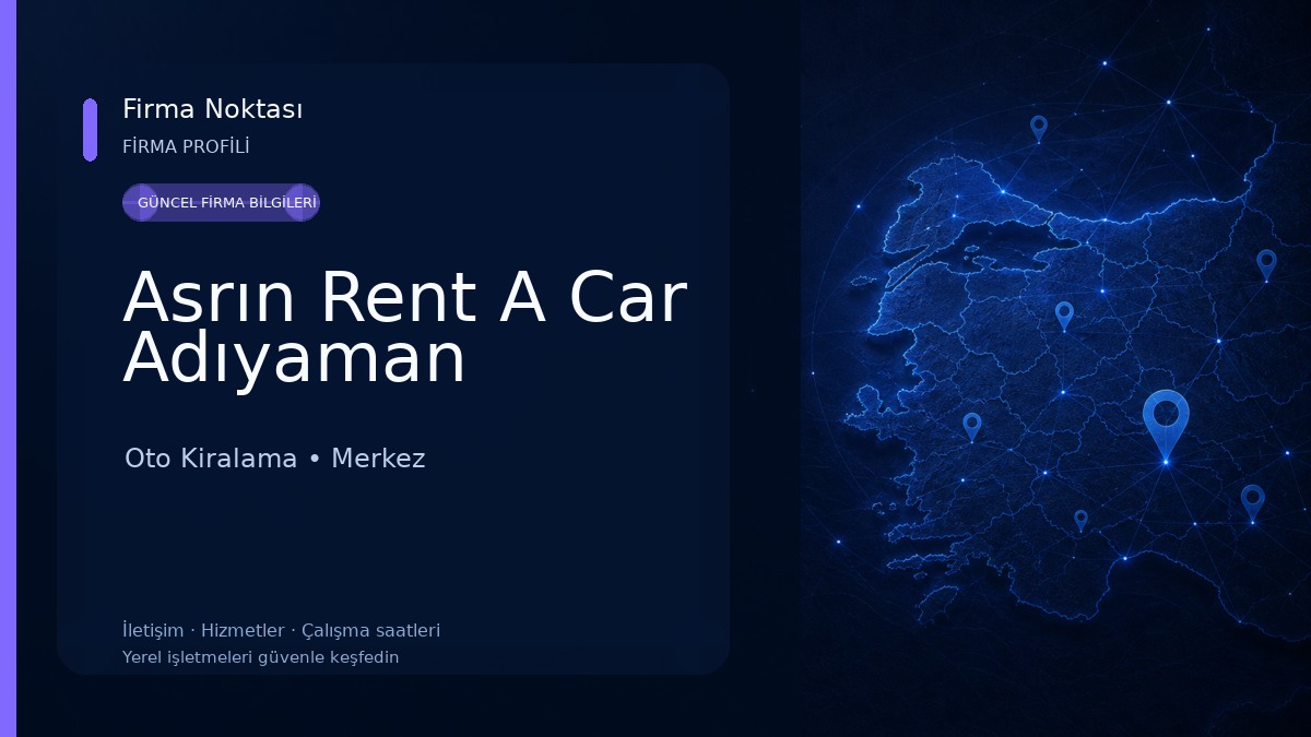 Asrın Rent A Car Adıyaman