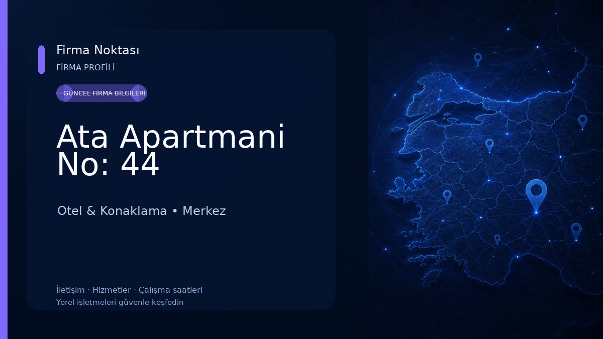 Ata Apartmani No: 44 Otel & Konaklama