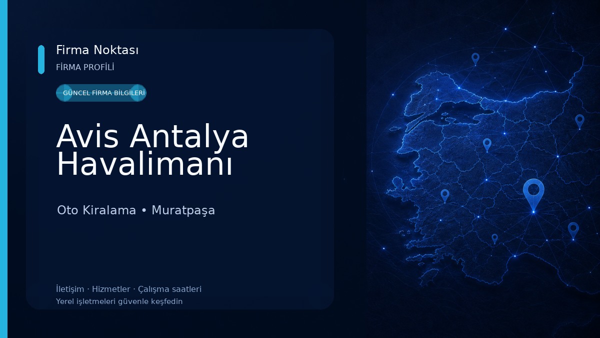 Avis Antalya Havalimanı Oto Kiralama