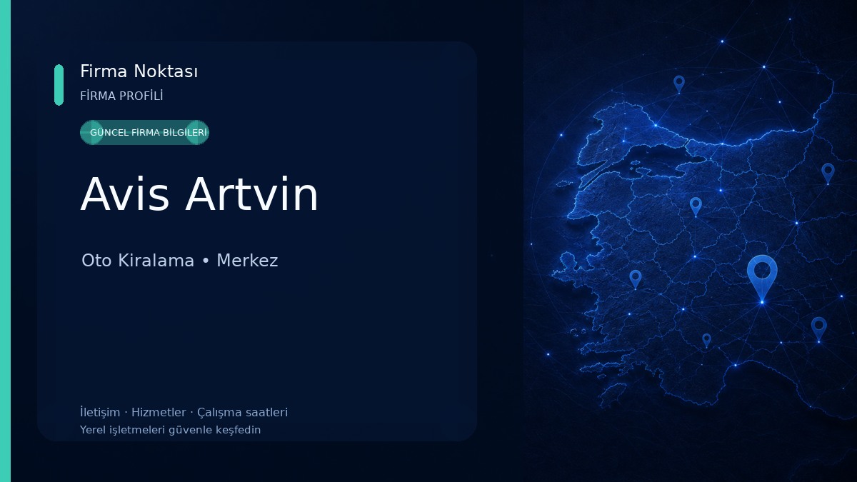Avis Artvin Oto Kiralama