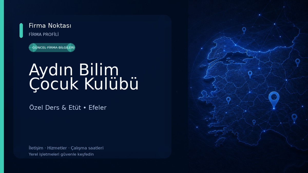 Aydın Bilim Çocuk Kulübü Özel Ders & Etüt