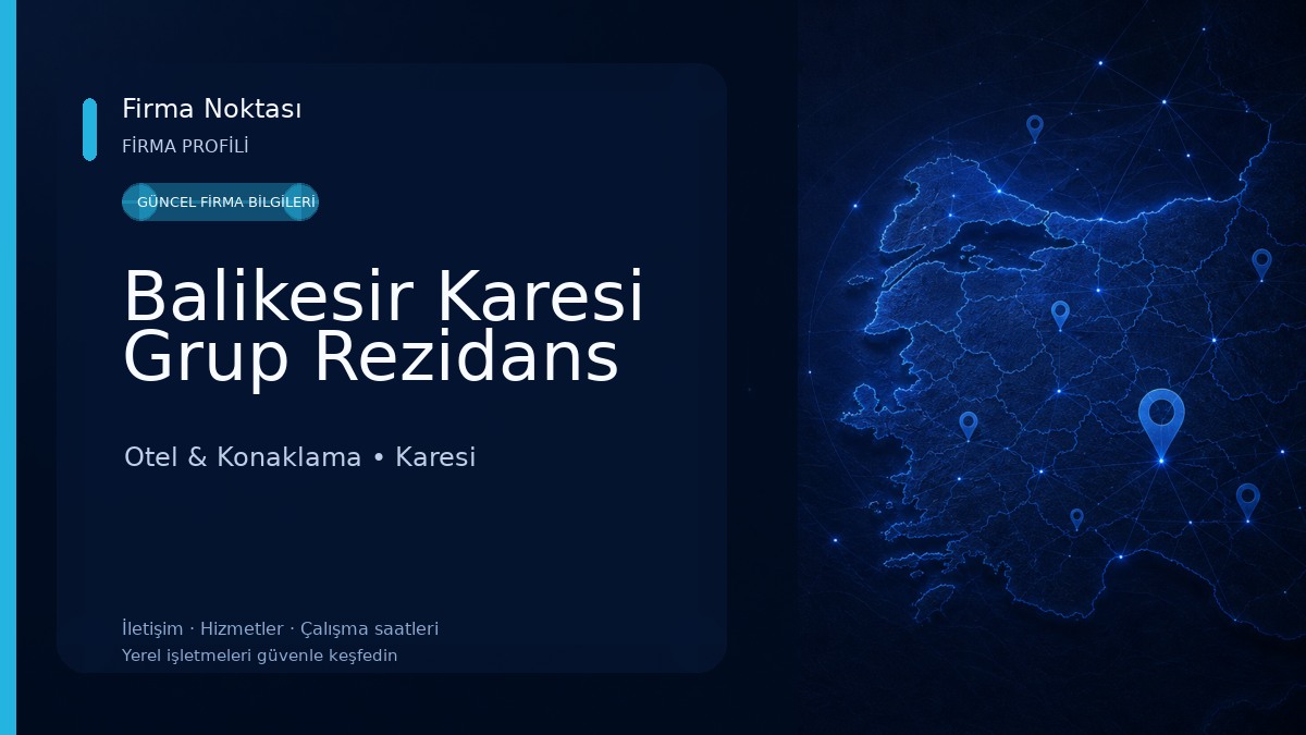 Balikesir Karesi Grup Rezidans Otel & Konaklama