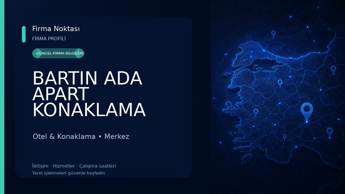 BARTIN ADA APART KONAKLAMA Otel & Konaklama