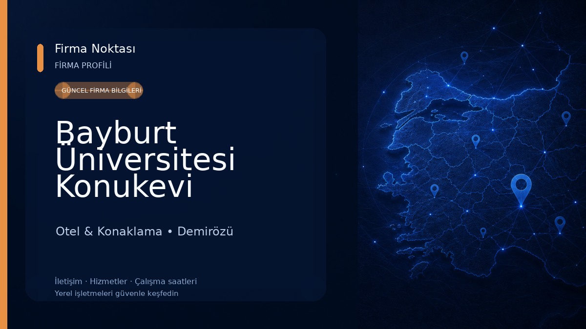 Bayburt Üniversitesi Konukevi Otel & Konaklama