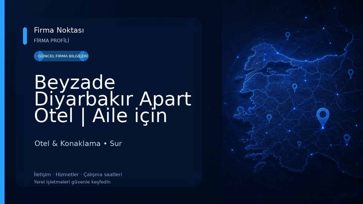 Beyzade Diyarbakır Apart Otel | Aile için uygun