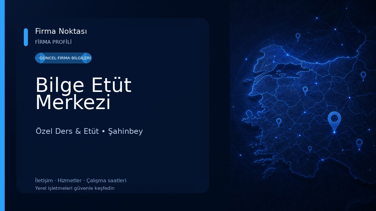 Bilge Etüt Merkezi Özel Ders & Etüt