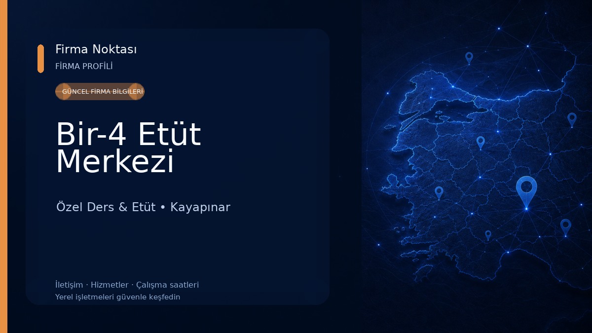 Bir-4 Etüt Merkezi