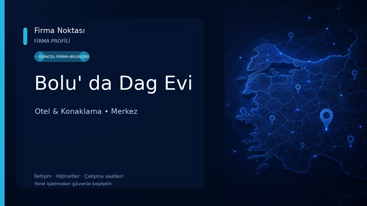 Bolu' da Dag Evi