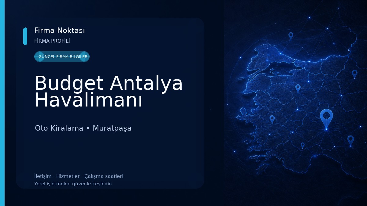 Budget Antalya Havalimanı Oto Kiralama