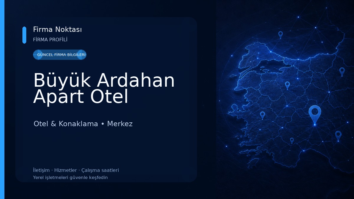 Büyük Ardahan Apart Otel Otel & Konaklama
