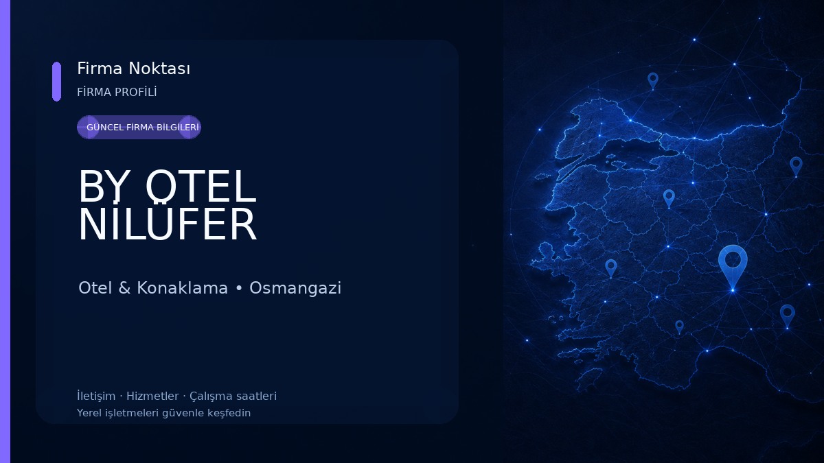 BY OTEL NİLÜFER Otel & Konaklama