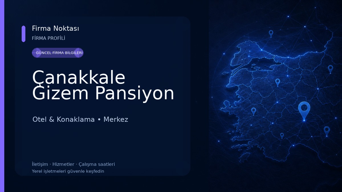 Çanakkale Gizem Pansiyon Otel & Konaklama