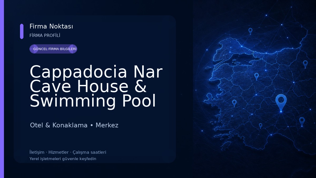 Cappadocia Nar Cave House & Swimming Pool Otel & Konaklama