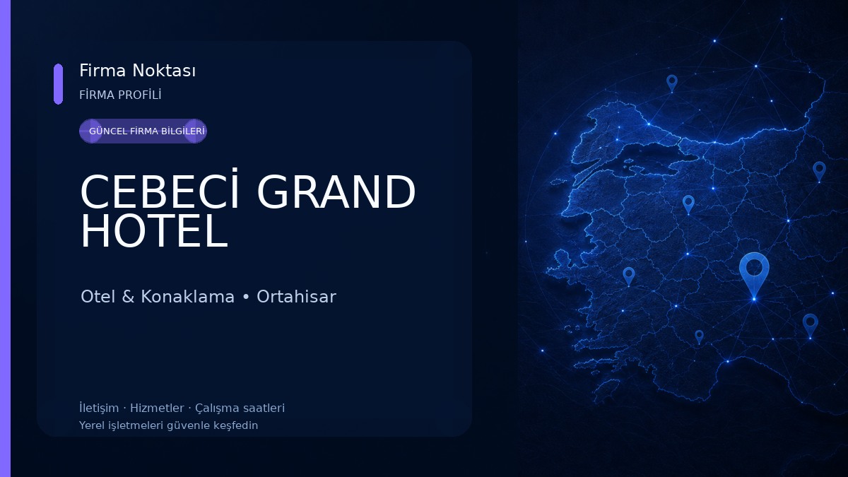 CEBECİ GRAND HOTEL Otel & Konaklama