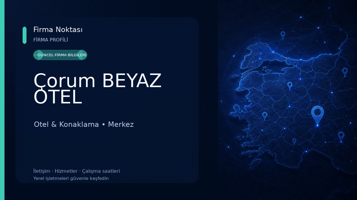 Çorum BEYAZ OTEL Otel & Konaklama