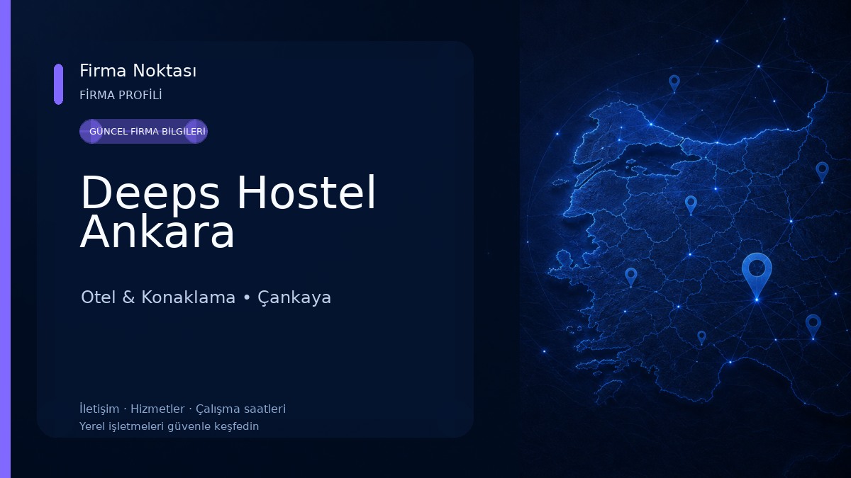 Deeps Hostel Ankara Otel & Konaklama