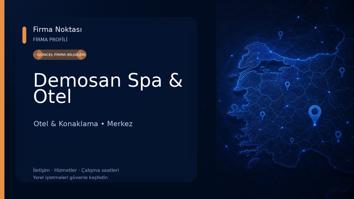 Demosan Spa & Otel Otel & Konaklama