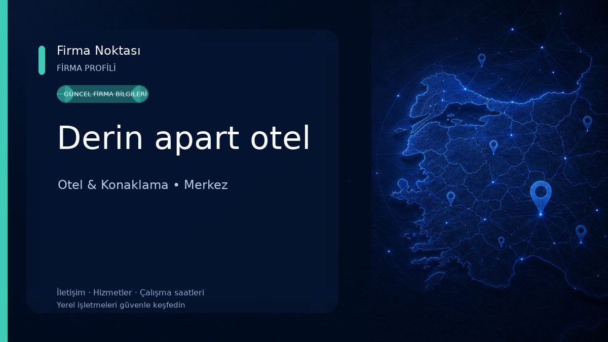 Derin apart otel Otel & Konaklama