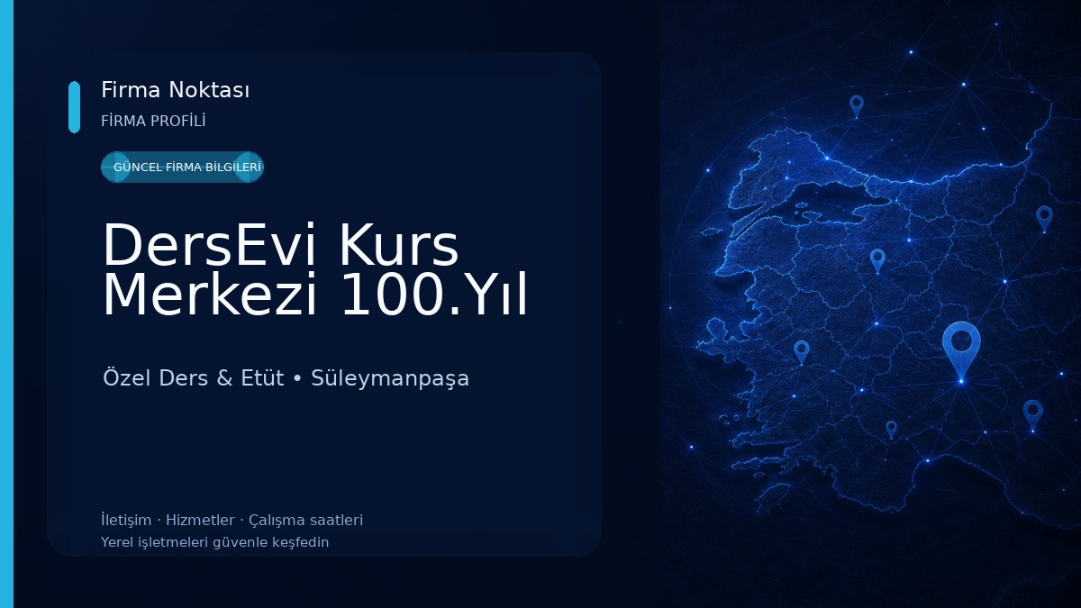 DersEvi Kurs Merkezi 100.Yıl