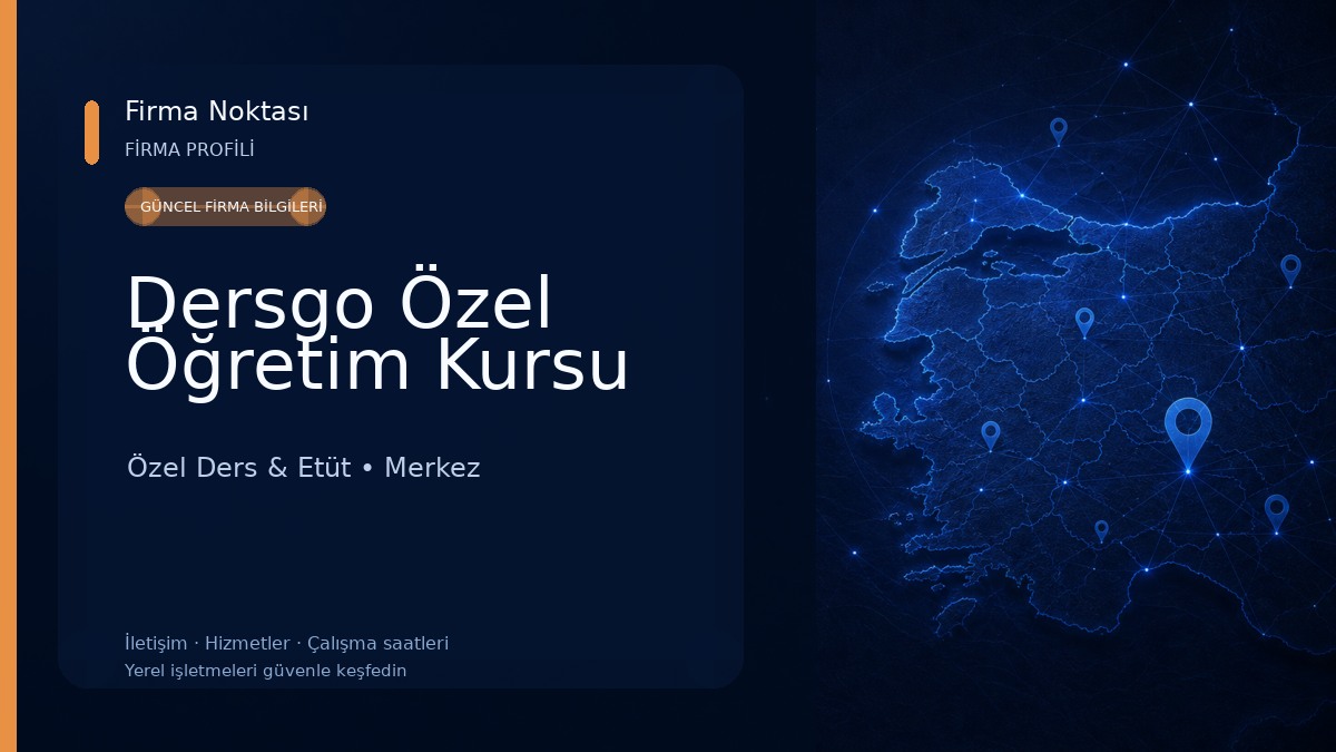 Dersgo Özel Öğretim Kursu