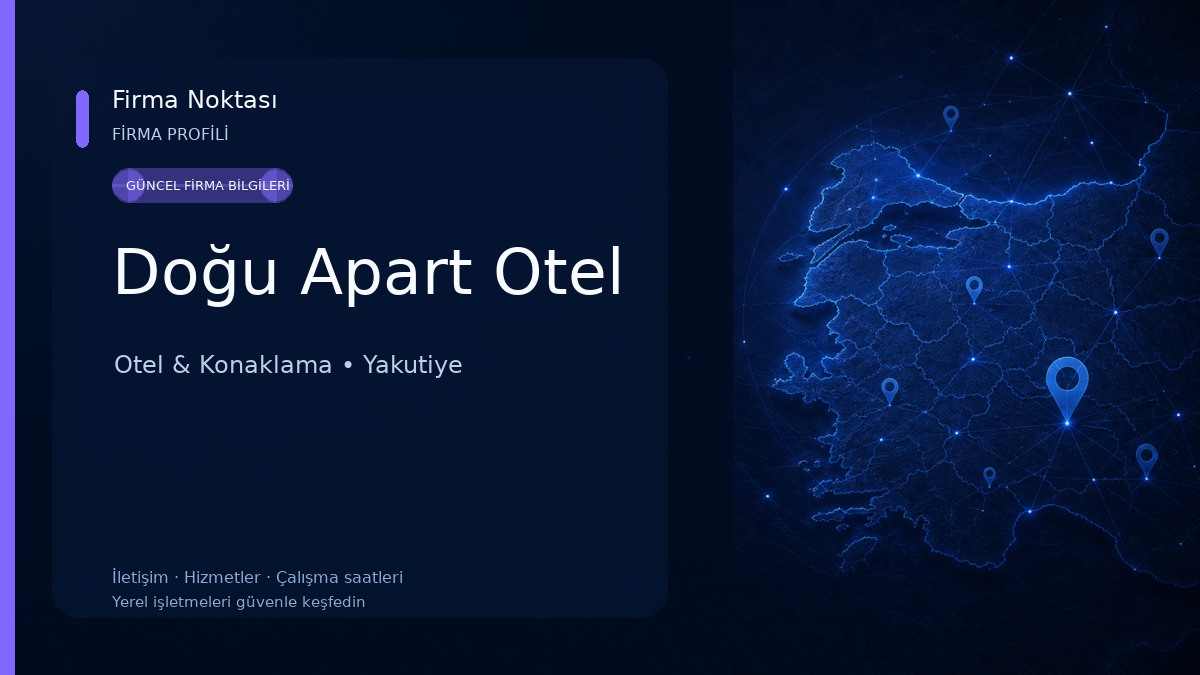 Doğu Apart Otel Otel & Konaklama