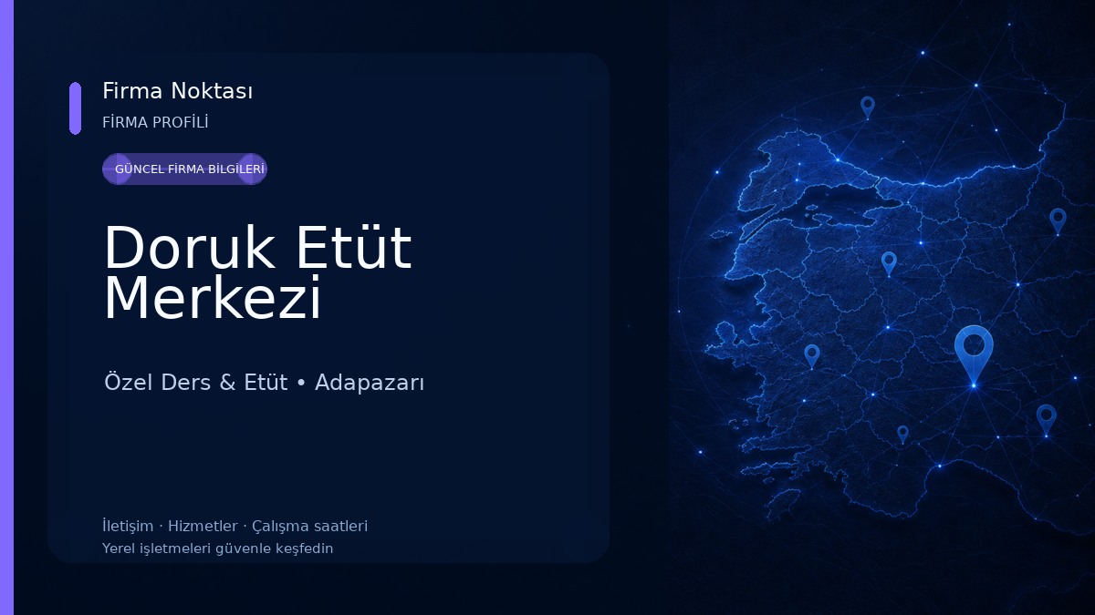 Doruk Etüt Merkezi Özel Ders & Etüt