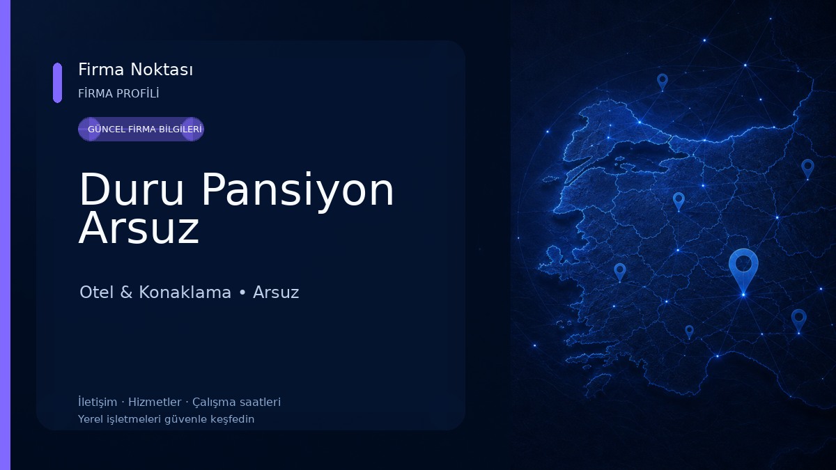 Duru Pansiyon Arsuz Otel & Konaklama