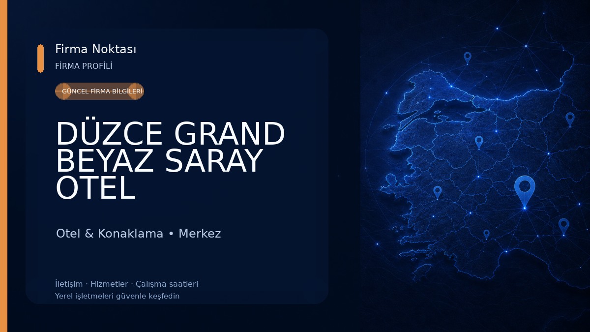 DÜZCE GRAND BEYAZ SARAY OTEL Otel & Konaklama