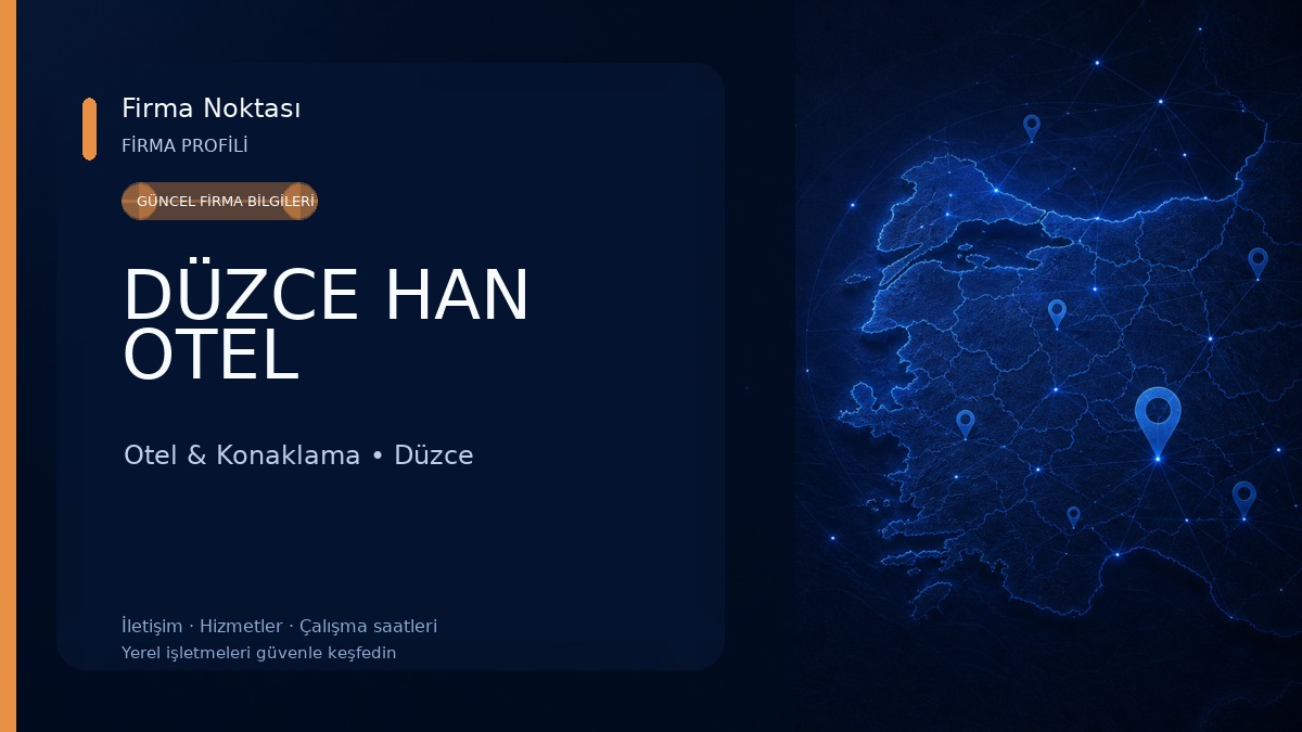 DÜZCE HAN OTEL Otel & Konaklama